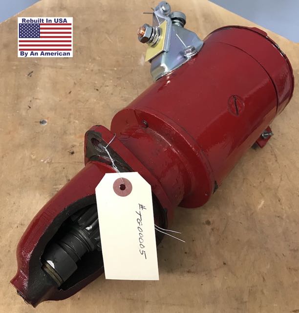 #TFS00005
Starter, Delco #1107021/Farmall #55784D, 6V/CCW
Fits: Farmall SA, C, SC, others
Rebuilt
$180