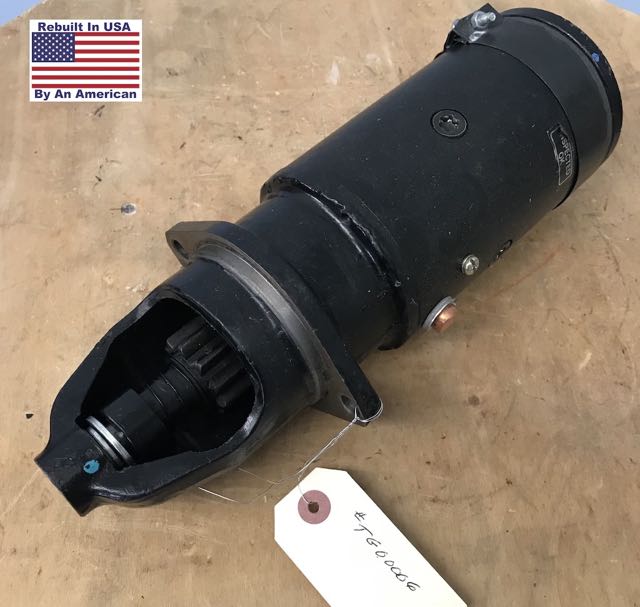 #TFS00006
Starter, Delco #1109611, 6V/CW
Fits: 1947-1964 Farmall Cub, Cub Loboy, SC, others, Takes Straddle Switch
Rebuilt
$200