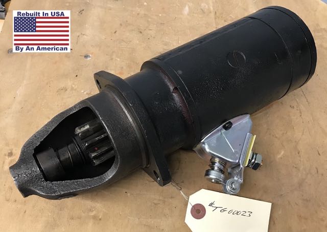 #TFS00023
Starter, Delco #1109603, 6V/CW
Fits: 1947-1964 Farmall Cub, Cub Loboy, SC, others, Takes Straddle Switch
Rebuilt
$200