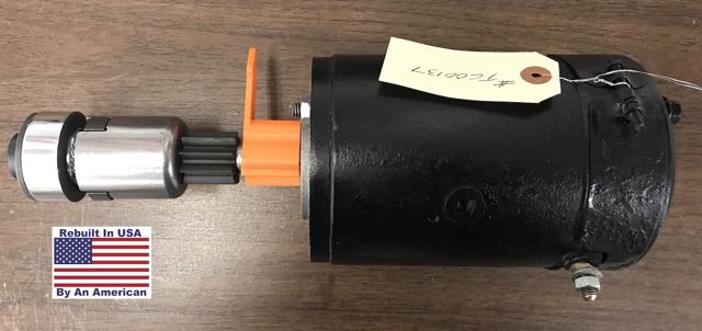 #TC00137
Starter, Ford #8N11001, 6V, with drive
Fits: Ford 8N with saddle mount solenoid
Rebuilt
$180
